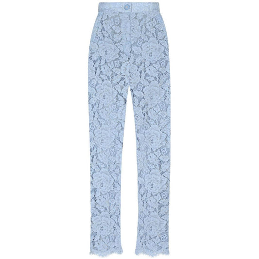 Dolce & Gabbana Embroidered Lace Trousers FTAM2THLM7LF3981-P25