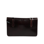 Dolce & Gabbana Maroon Horse Leather Logo Plaque Mini Crossbody Bag