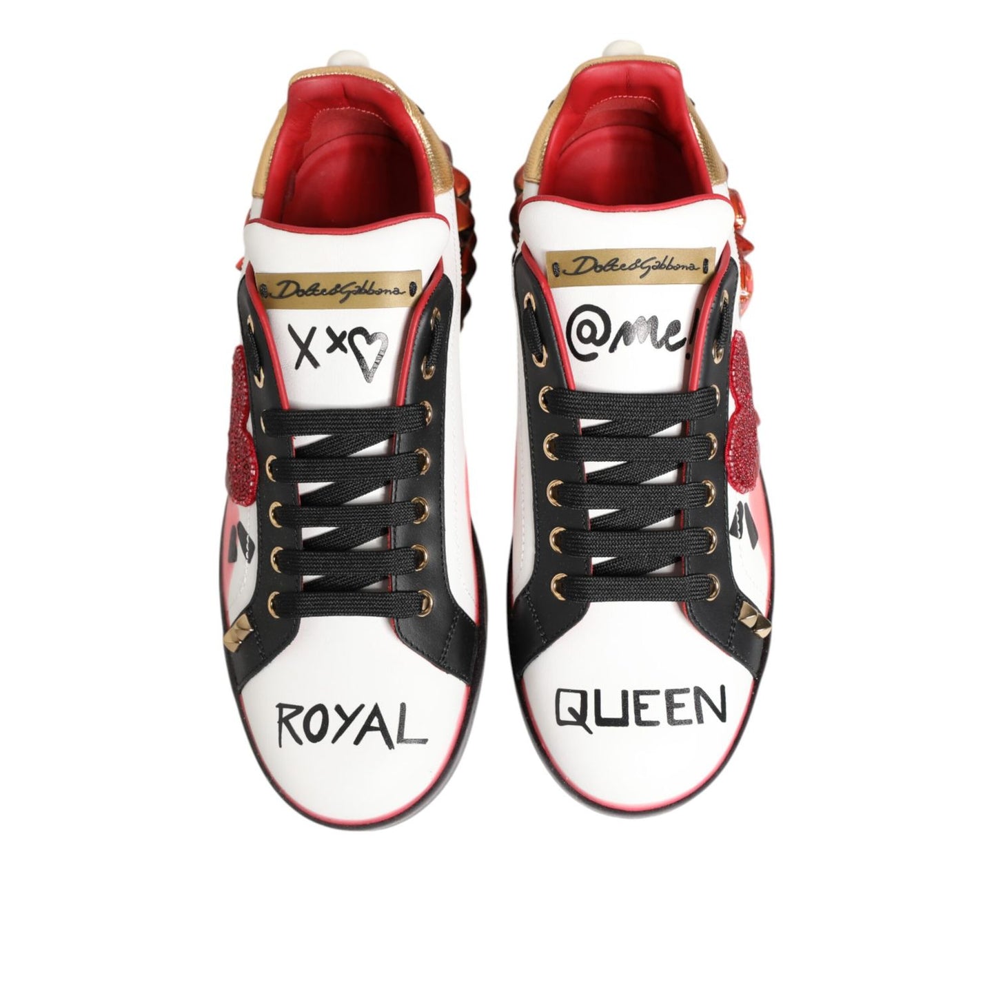 Dolce & Gabbana Multicolor Portofino Low Top Sneakers Shoes