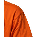 Detailed view of Dolce & Gabbana Orange DGVIB3 Crew Neck Short Sleeves T-shirt showing fabric close-up.