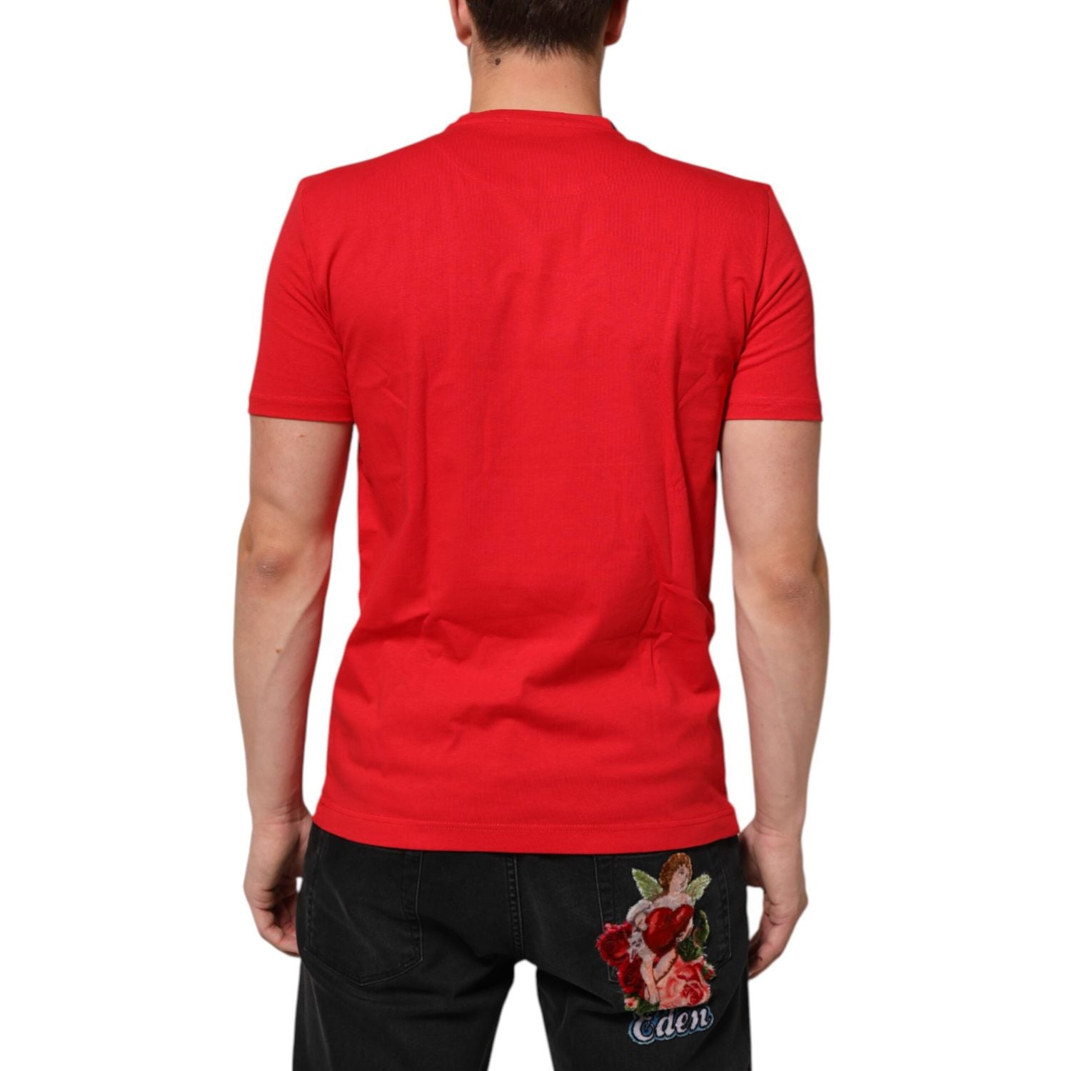Front view with bag zipped and handles upright.