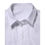 Dolce & Gabbana White Cotton Collared Dress Formal Shirt Top with long sleeves and structured collar for versatile elegance.
