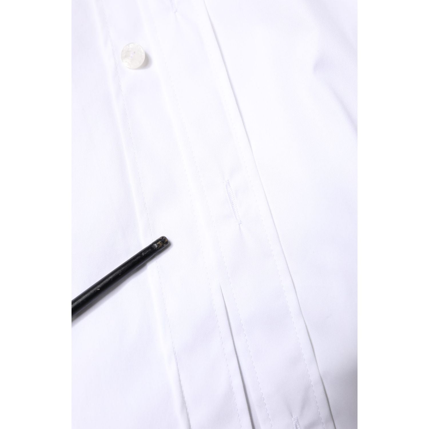 Dolce & Gabbana White Cotton GOLD Men Dress Formal Shirt