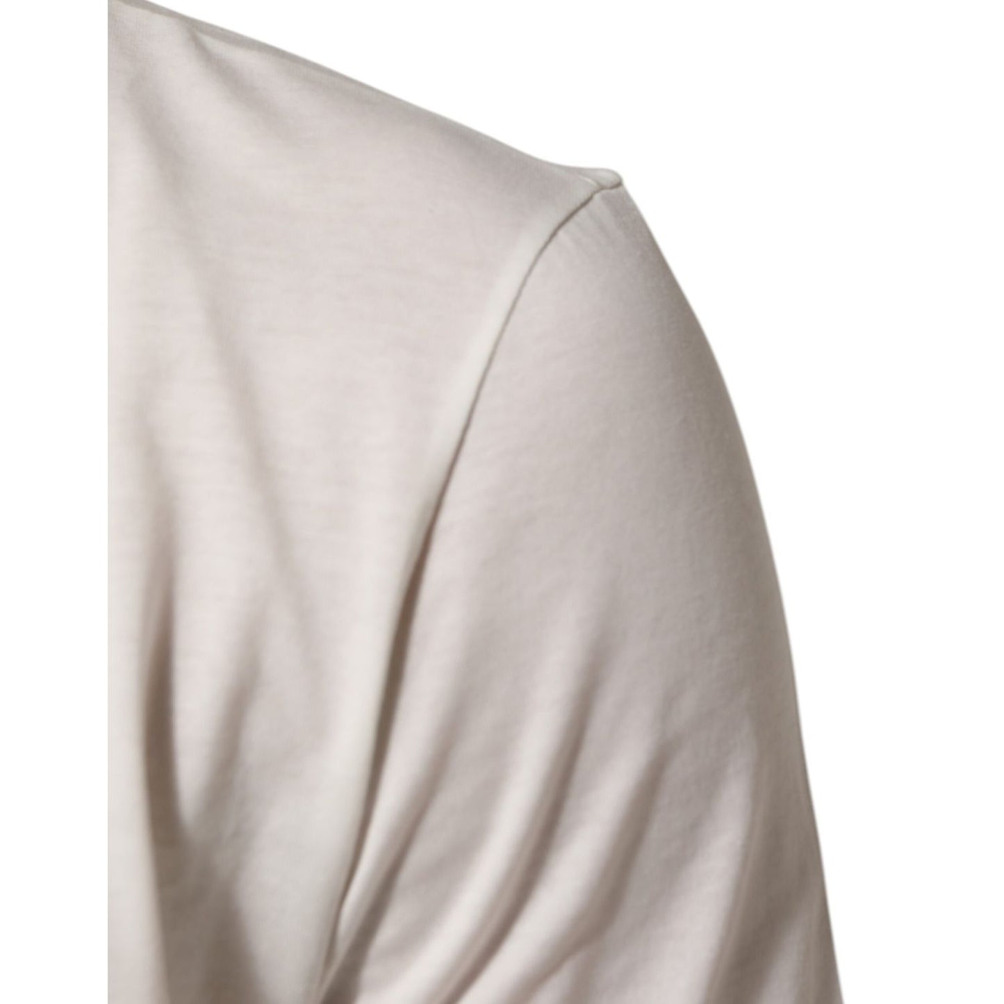 Dolce & Gabbana White Cotton Goodluck 2020 Crew Neck T-shirt