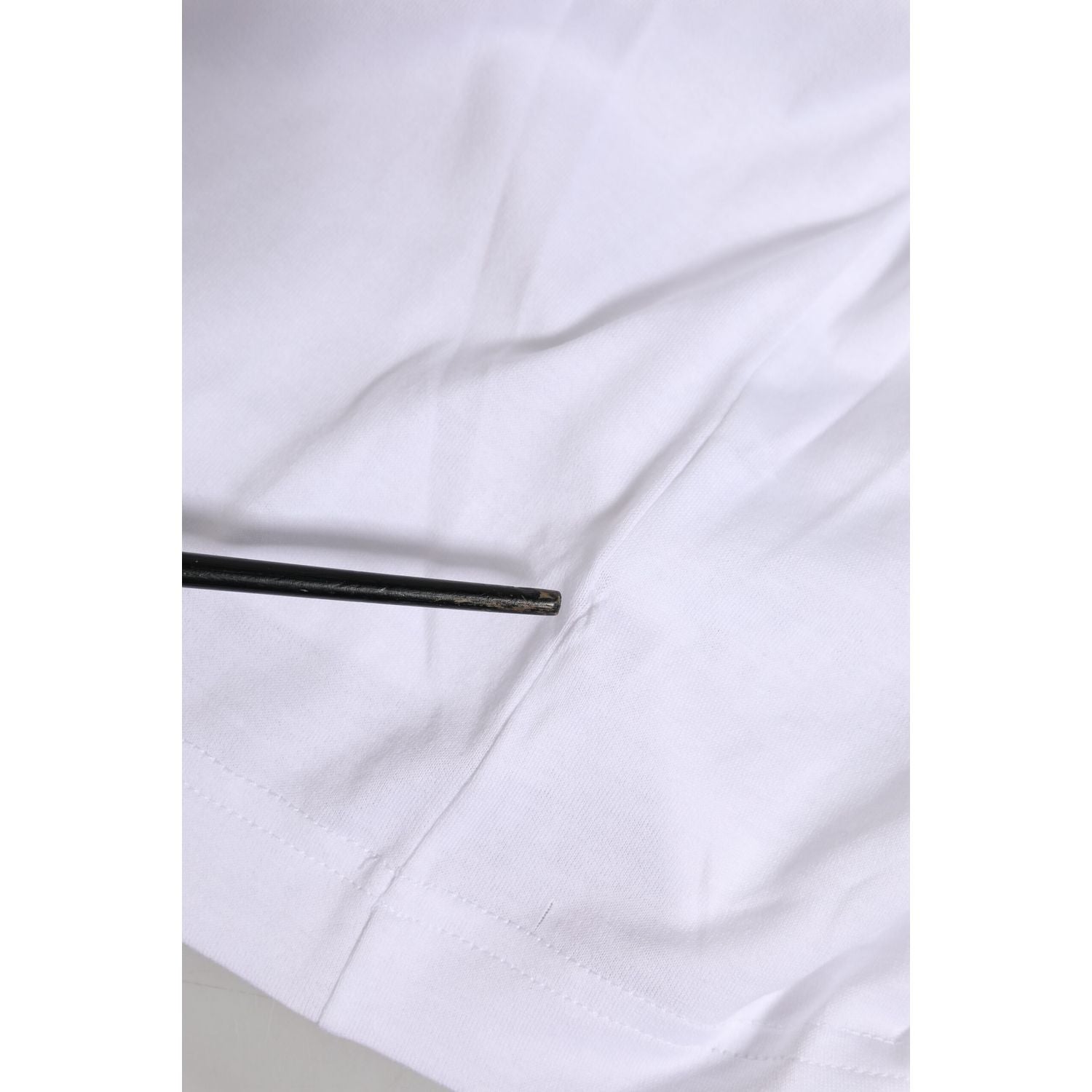 Dolce & Gabbana White Short Sleeves DG Logo Print Top T-shirt