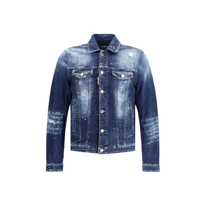 Dsquared² Blue Cotton Denim Jacket