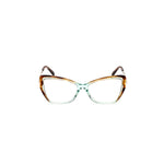 Emilio Pucci Green Acetate Frames for women, style EP5199, featuring chic design with lens size 55/15/140 mm.