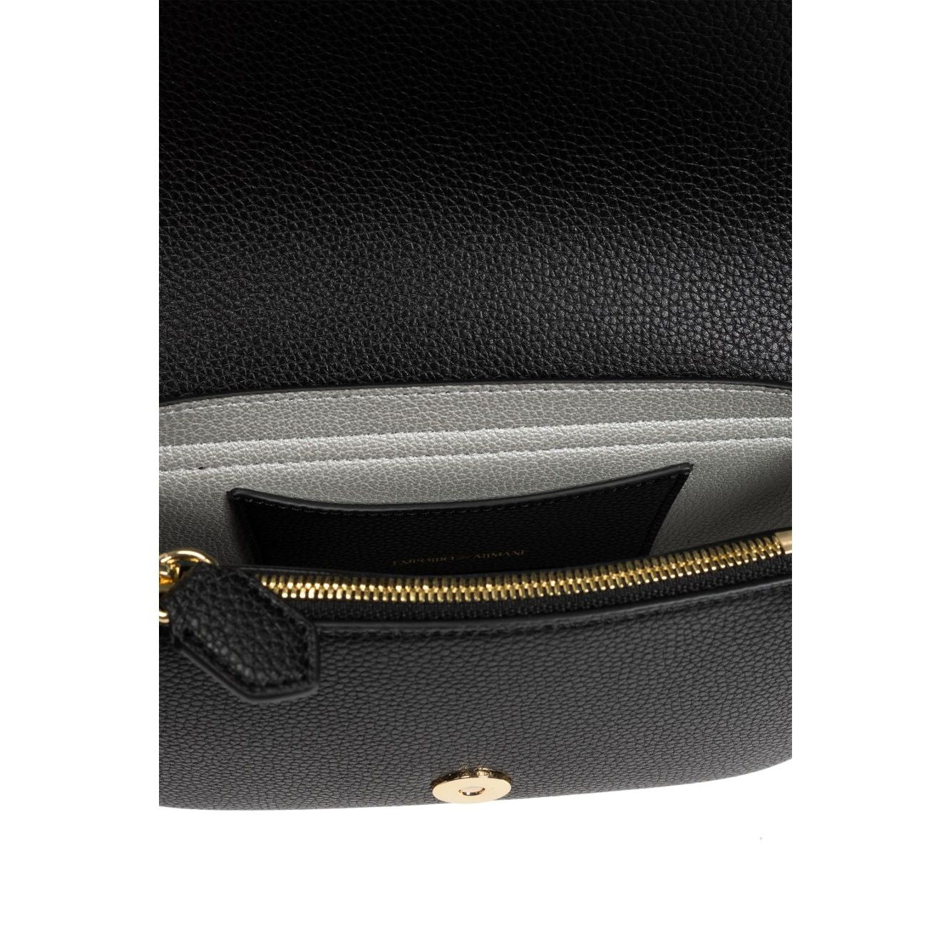 Front view with bag zipped and handles upright.
