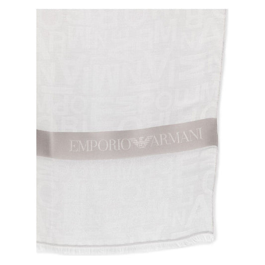 Emporio Armani Emporio Armani Scarfs Light Grey EW001863AF15672U8011-P25 LDin,Spring - Summer 2025,Trending,Women,Women > Accessories,Women > Accessories > Scarves Hats & Gloves,Yes Eu