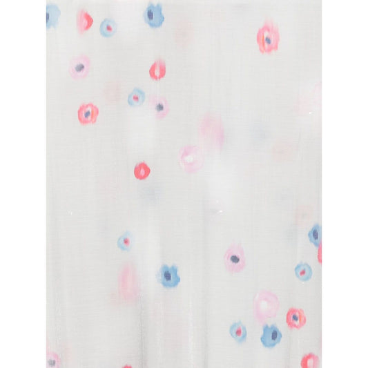 Emporio Armani floral print fringed scarf Scarves Hats & Gloves