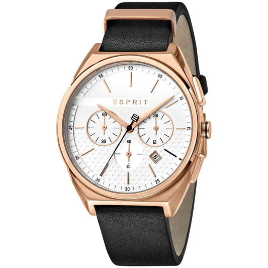 Esprit Esprit Black Leather Watch ESES1G062L0035AC 1728,Black,Esprit,Men,New with tags,Watches for Men - Watches