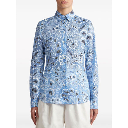 Etro Shirts Clear Blue