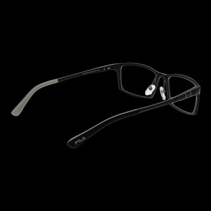 Gent's eyewear featuring FILA MOD. VFI027 550531 stylish glasses with sleek black design on a black background.