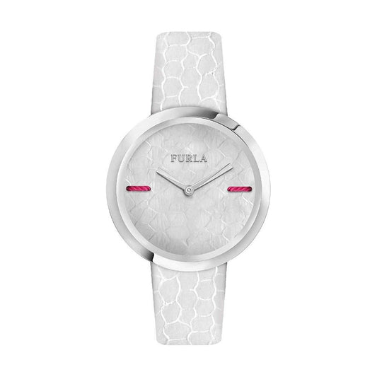 Furla Furla White Leather Watch FUR4251110504AC 1728,Furla,New with tags,Watches for Women - Watches,White,Women