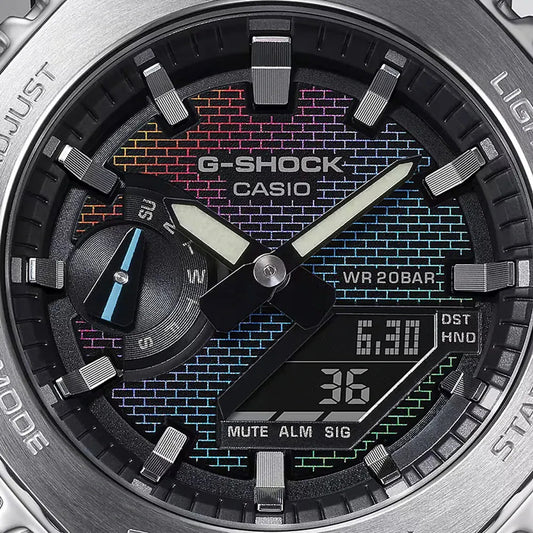 CASIO G-SHOCK Mod. OAK - RAINBOW BRICK WALL SERIE GA-2100RW-1AER