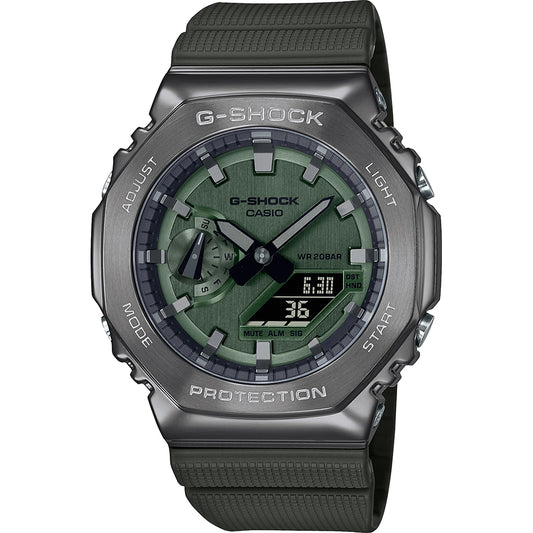 CASIO G-SHOCK Mod. OAK - METAL COVERED - Green GM-2100B-3AER