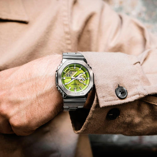 CASIO G-SHOCK Mod. OAK G-STEEL LIME GREEN GM-2110D-3AER