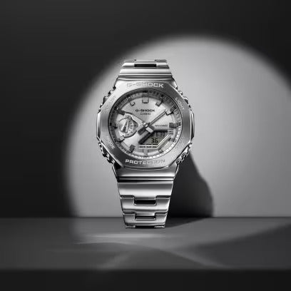 CASIO G-SHOCK Mod. OAK G-STEEL CLASSIC SILVER GM-2110D-7AER