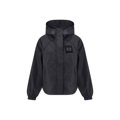 Ganni Black Nylon Shell Jacket