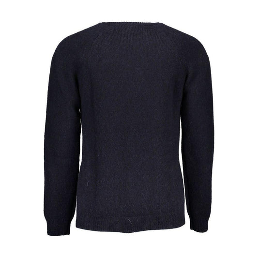 Gant Blue Wool Sweater 1728,67403481248,Blue,Clothing,Gant,Men,Men - Clothing,New with tags,Sweaters - Men - Clothing,XL GA-176-XL