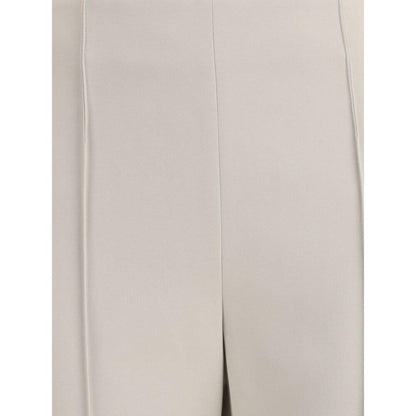 Giorgio Armani Gray Viscose Casual Pants