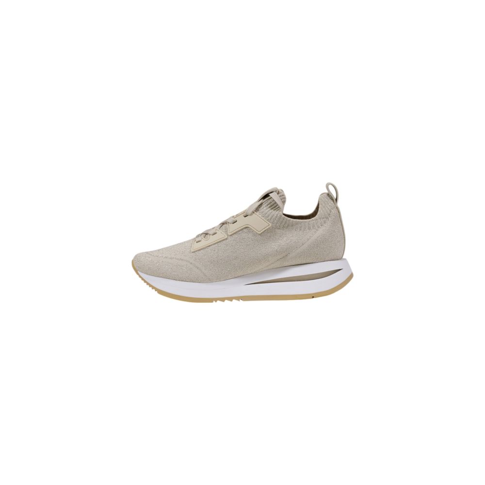 Guess Beige Polyester Low Top Sneakers