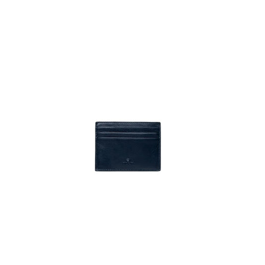 Guess Black Leather Cardholder, stylish and durable men's accessory made from high-quality leather, perfect for everyday use.