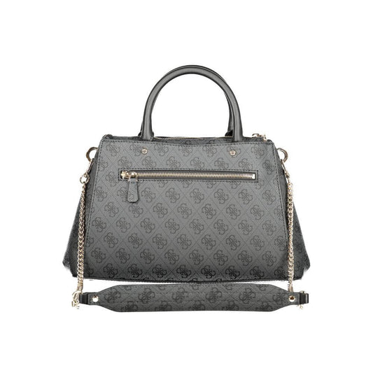 Guess Jeans Brown Polyethylene Women Handbag with adjustable strap and stylish design