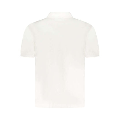 Guess Jeans White Cotton Men Polo Shirt
