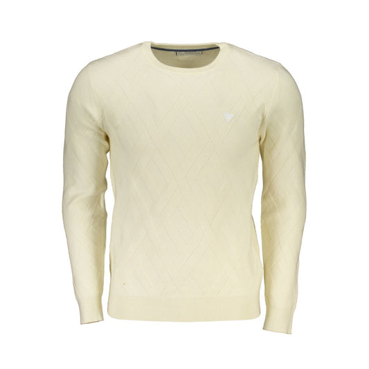 Guess Jeans White Polyester Sweatshirt Guess Jeans