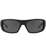 Black sunglasses front view ARNETTE MOD. HOT SHOT AN 4182 for gents.