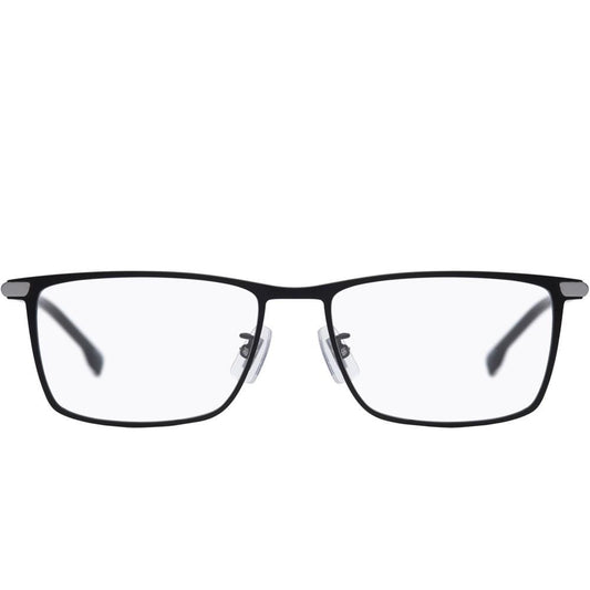 HUGO BOSS MOD. BOSS 1226_F gents eyeglasses, sleek black frame front view for men