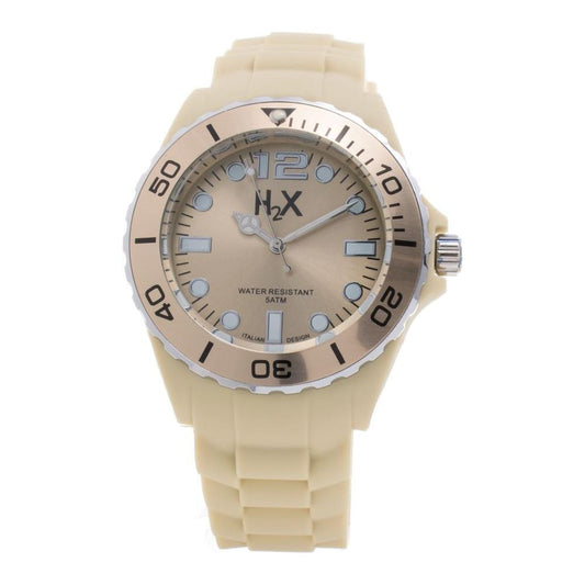 Haurex Cream Rubber Watch