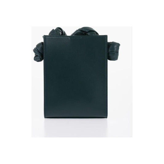Jil Sander Leather TANGLE Shoulder Bag with Woven Handle 1728,74866327712,Bags,Green,Jil Sander,Men,Men - Bags,New with tags,Shoulder Bags - Men - Bags JIP617292GD