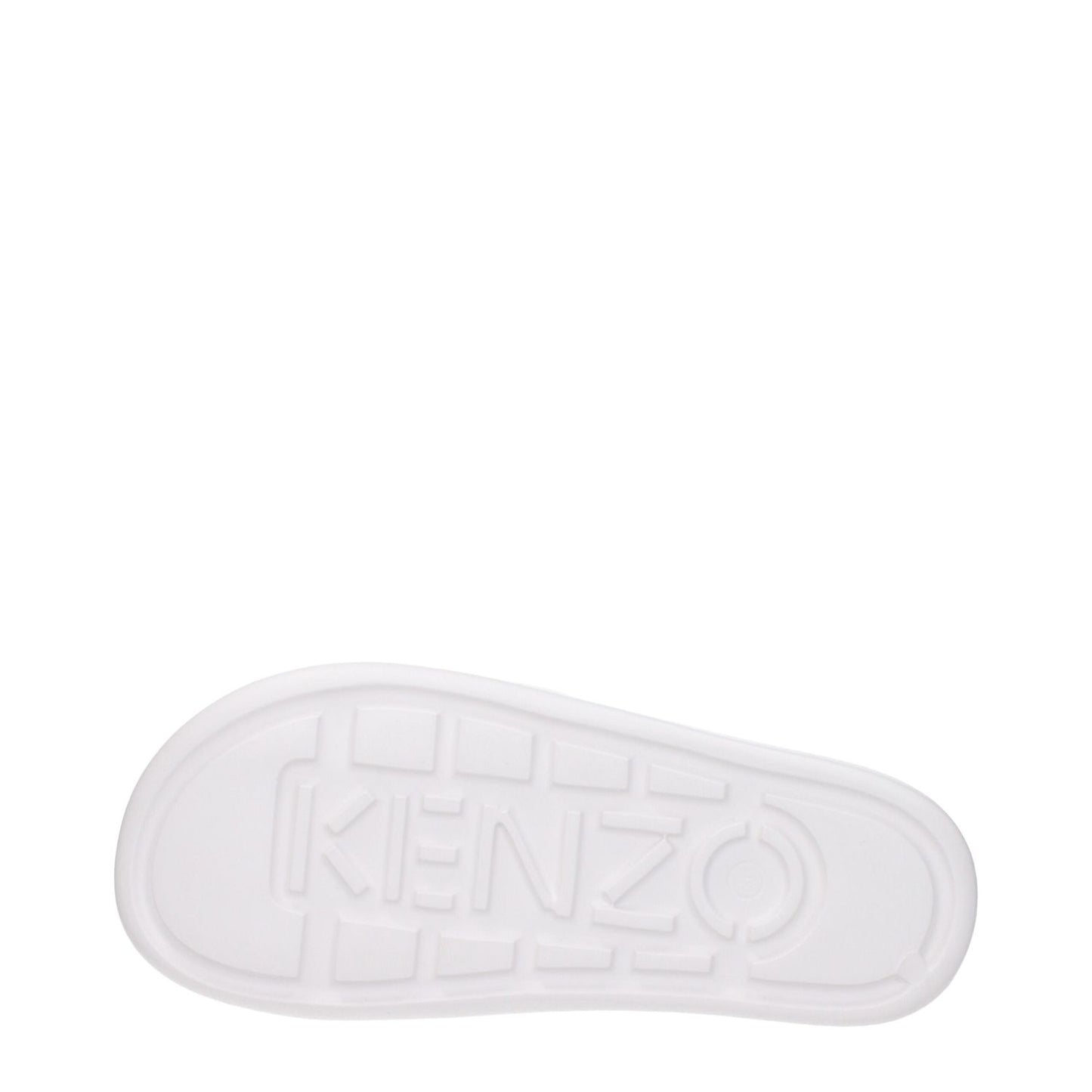 Kenzo White Cotton Slippers