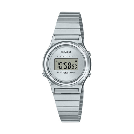 CASIO VINTAGE Mod. MINI COLLECTION SLIM ROUND - SILVER LA700WE-7AEF