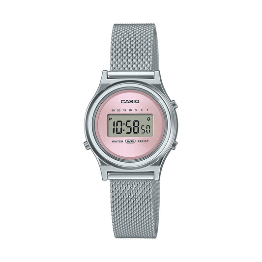 CASIO VINTAGE Mod. MINI COLLECTION SLIM - ANTIQUE PINK MESH LA700WEM-4AEF