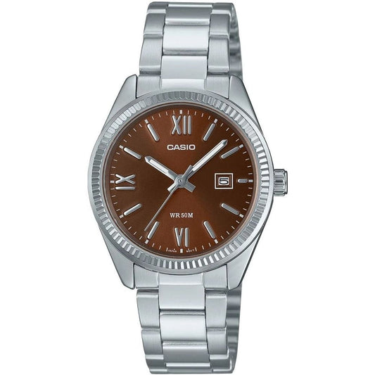 CASIO COLLECTION Mod. LADY DATE - BROWN LTP-1302DD-5AVDF