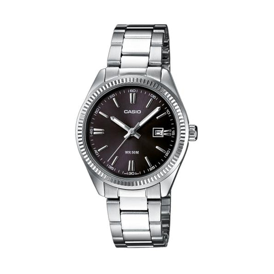 CASIO COLLECTION Mod. LADY DATE - BLACK LTP-1302PD-1A1VEG