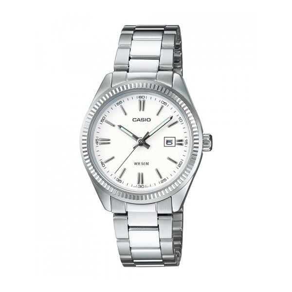 CASIO COLLECTION Mod. LADY DATE - WHITE WATCHES