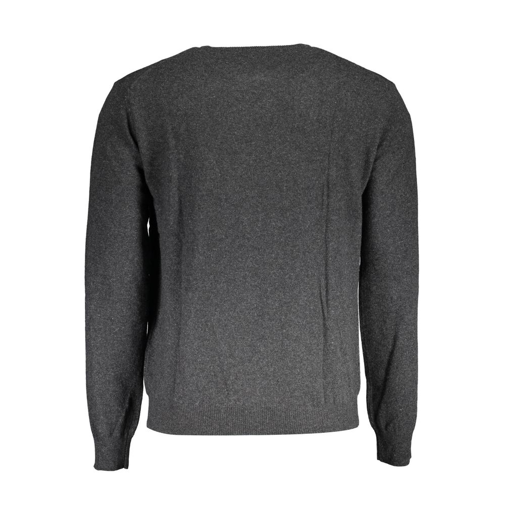 La Martina Brown Wool Men Sweater