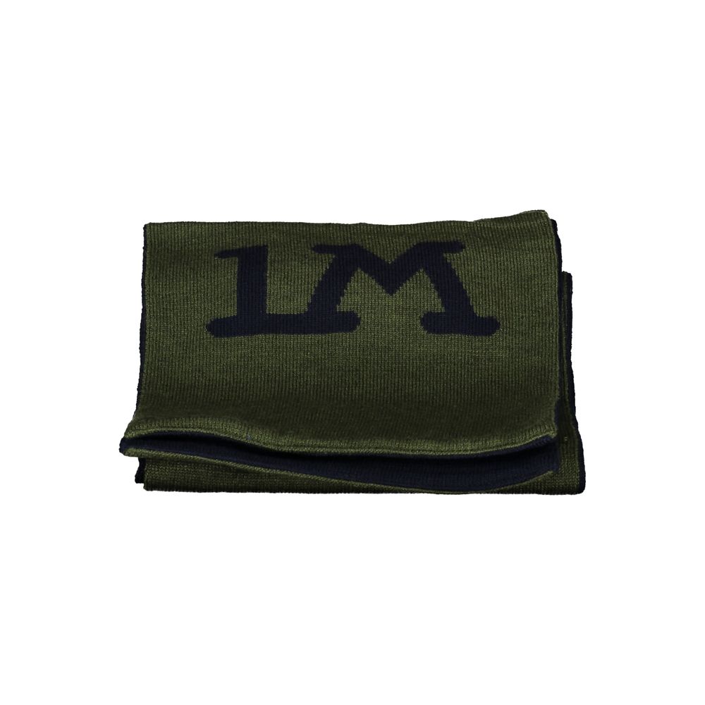La Martina Green Polyester Scarf