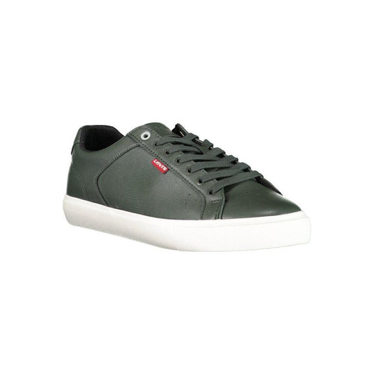 Levi's Green Polyester Sneaker 1728,67403481248,EU45/US12,Green,Levi's,Men,Men - Shoes,New with tags,Shoes,Sneakers - Men - Shoes LE-8942-EU45/US12