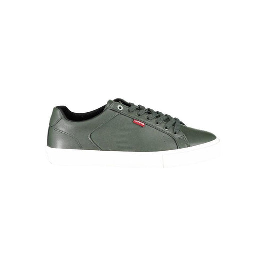 Levi's Green Polyester Sneaker 1728,67403481248,EU45/US12,Green,Levi's,Men,Men - Shoes,New with tags,Shoes,Sneakers - Men - Shoes LE-8942-EU45/US12