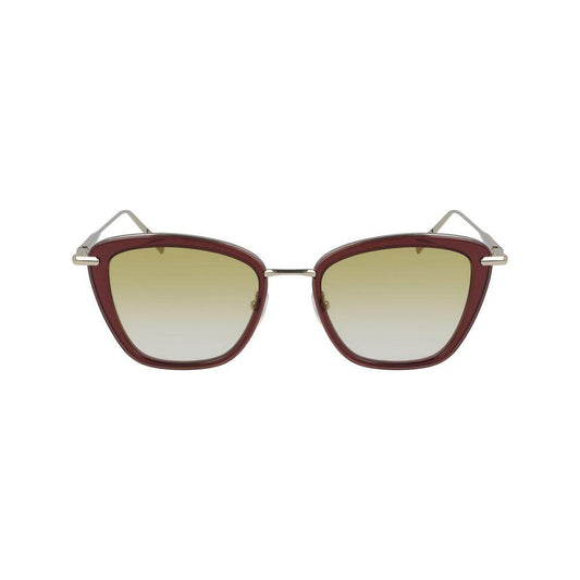 Longchamp Longchamp Red Metal Sunglasses LOLO638S611AC 1728,Longchamp,New with tags,Red,Sunglasses for Women - Sunglasses,Women