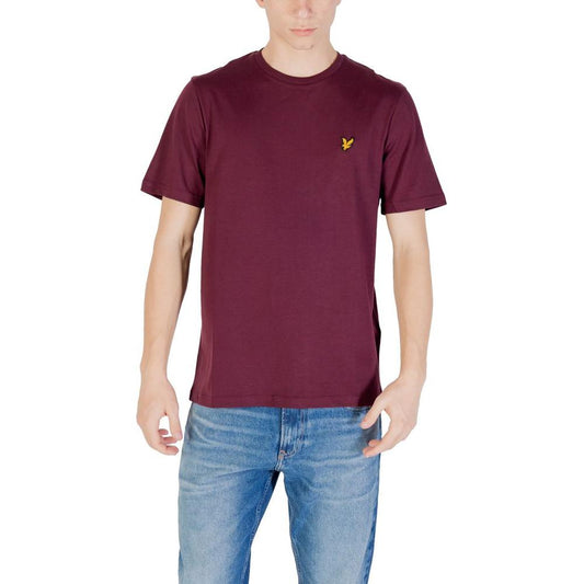 Lyle & Scott Lyle & Scott Bordeaux Cotton T-Shirt LY-16584000129-IT44 | S 1728,71956299936,Bordeaux,Clothing,IT42 | XS,IT44 | S,Lyle & Scott,Men,Men - Clothing,New with tags,T-Shirts - Men - Clothing