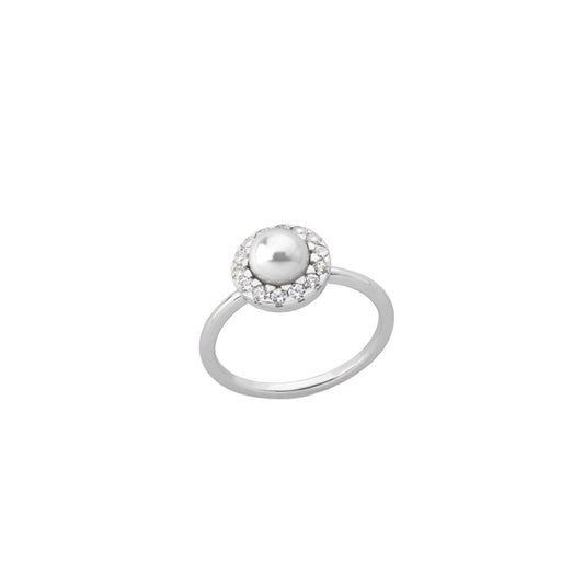 MAJORICA JEWELRY Mod. 15256.01.2.915.010.1 elegant pearl and silver ring