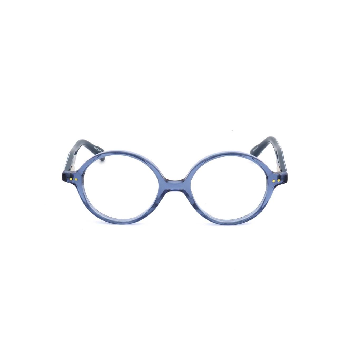 Unisex acetate optical frame MINIONS MOD. MIN22018 with round design, ideal for stylish everyday wear.
