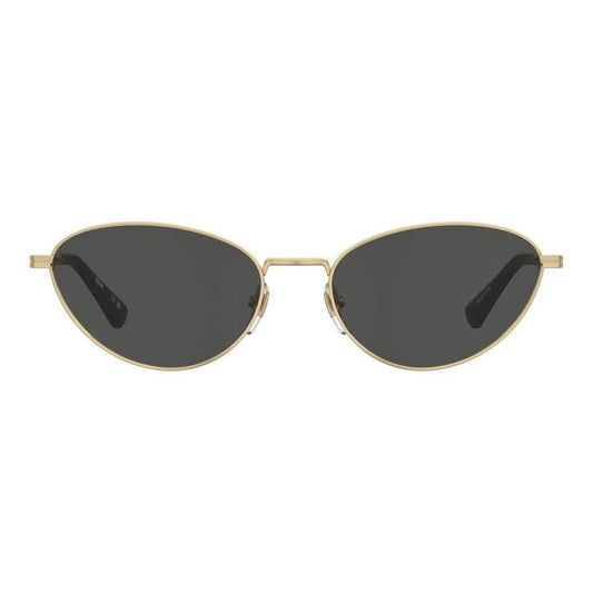 MOSCHINO MOD. MOS177_S lady's metal sunglasses with oval lenses, stylish eyewear for women.