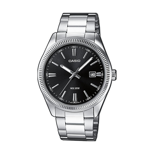 CASIO COLLECTION Mod. DATE - BLACK ***SPECIAL PRICE*** MTP-1302PD-1A1VEF